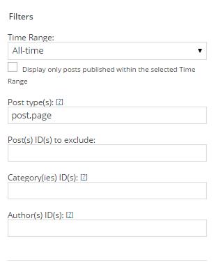 time range