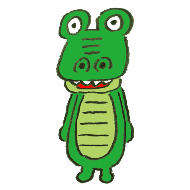 ワニぶち