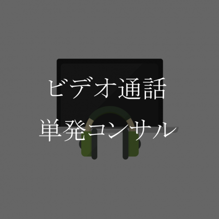 ビデオ通話単発コンサル