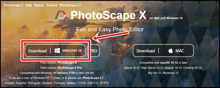 PhotoScape Xのダウンロード・インストール方法